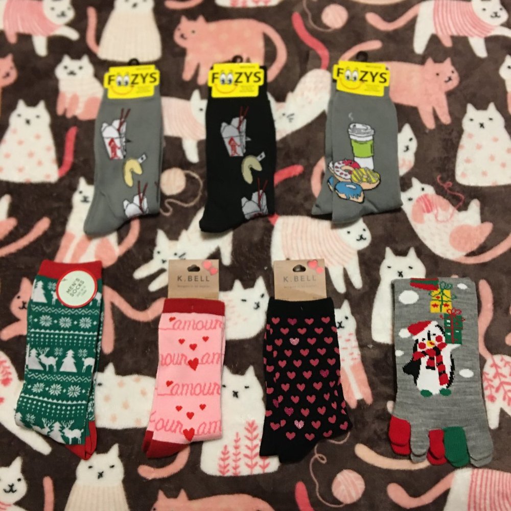 NEW Collection of Themed Socks + 2 BONUS pairs
